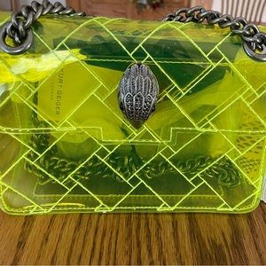 Yellow Kurt Geiger London Transparent Mini Kensington